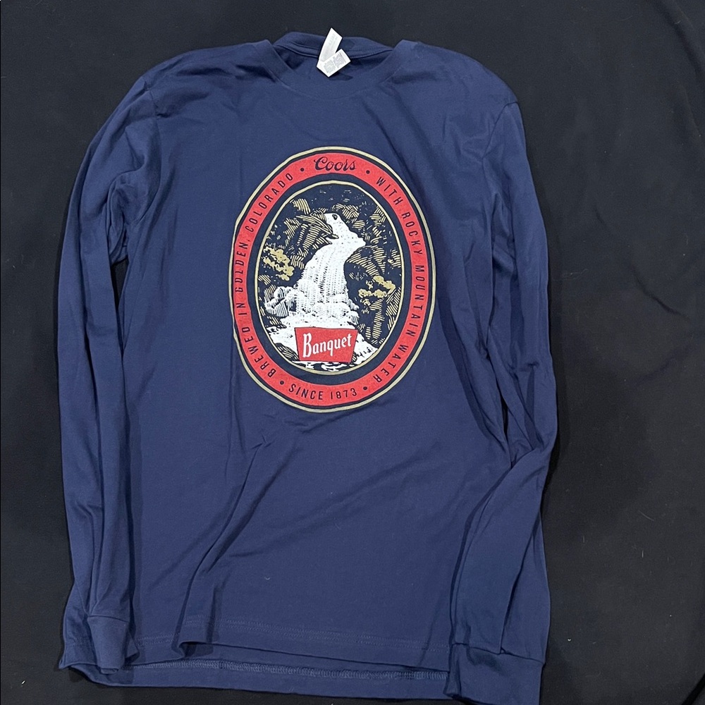 Blue Long Sleeve Men's Shirt